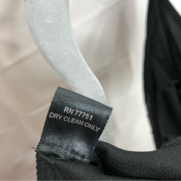 Betsey Johnson black beaded tiered mini dress little black dress party - Picture 6 of 8